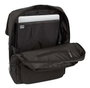 Safta Business Grey Sac à dos Portable 13,3" avec Port de Charge USB, 29 x 39 x 12 cm, en Nylon et Cuir PVC
