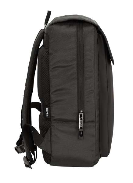 Safta Business Grey Sac à dos Portable 13,3" avec Port de Charge USB, 29 x 39 x 12 cm, en Nylon et Cuir PVC