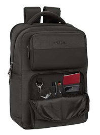 Safta Sac à dos Business Gris avec 2 compartiments pour ordinateur 15,6'' et USB