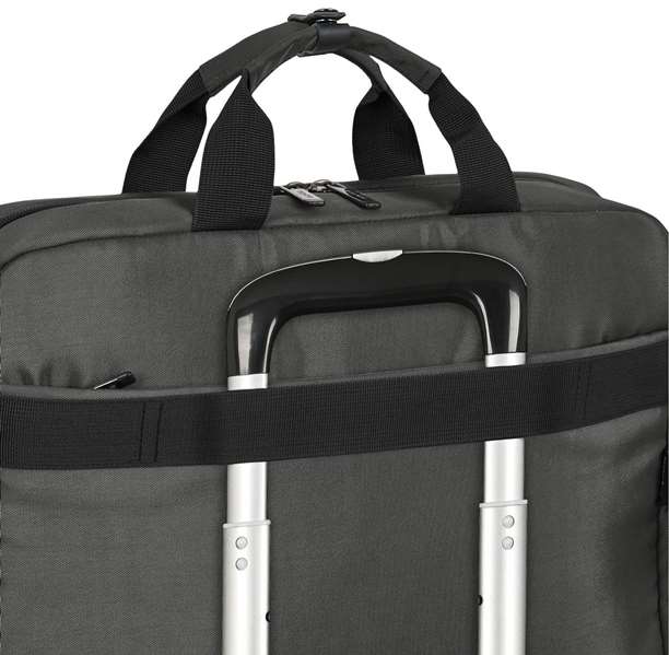 Safta Business - Mallette ordinateur portable 15,6 pouces et tablette en nylon 900D cuir PVC, gris, 41 x 33 x 9 cm, avec USB