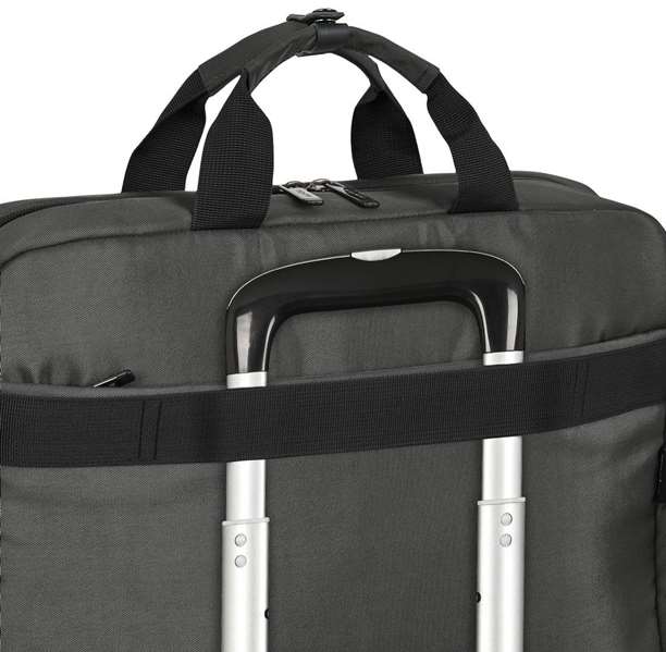 Safta Business - Mallette ordinateur portable 15,6 pouces et tablette en nylon 900D cuir PVC, gris, 41 x 33 x 9 cm, avec USB