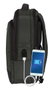 Safta Safta Business Sac à dos portable ordinateur 15,6" + tablette + USB, gris, 29x44x15 cm, nylon 900D et similicuir PVC, REACH