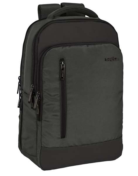 Safta Safta Business Sac à dos portable ordinateur 15,6" + tablette + USB, gris, 29x44x15 cm, nylon 900D et similicuir PVC, REACH