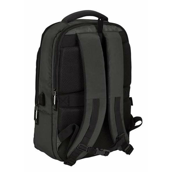 Safta Safta Business Sac à dos portable ordinateur 15,6" + tablette + USB, gris, 29x44x15 cm, nylon 900D et similicuir PVC, REACH Safta Safta Business Sac à dos portable ordinateur 15,6" + tablette + USB, gris, 29x44x15 cm, nylon 900D et similicuir PVC, REACH