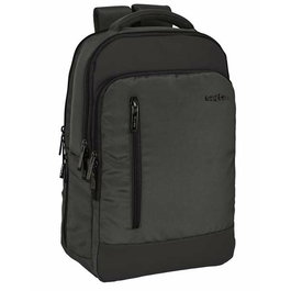 Safta Safta Business Sac à dos portable ordinateur 15,6" + tablette + USB, gris, 29x44x15 cm, nylon 900D et similicuir PVC, REACH