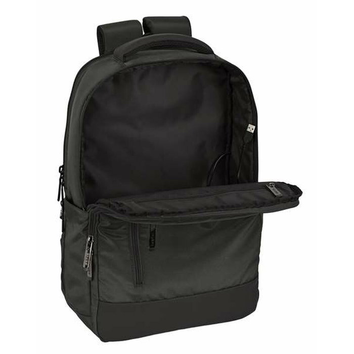 Safta Safta Business Sac à dos portable ordinateur 15,6" + tablette + USB, gris, 29x44x15 cm, nylon 900D et similicuir PVC, REACH Safta Safta Business Sac à dos portable ordinateur 15,6" + tablette + USB, gris, 29x44x15 cm, nylon 900D et similicuir PVC, REACH