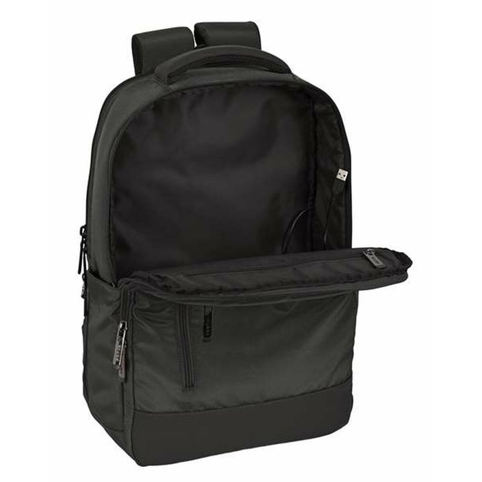 Safta Safta Business Sac à dos portable ordinateur 15,6" + tablette + USB, gris, 29x44x15 cm, nylon 900D et similicuir PVC, REACH Safta Safta Business Sac à dos portable ordinateur 15,6" + tablette + USB, gris, 29x44x15 cm, nylon 900D et similicuir PVC, REACH