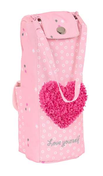 Safta Portatodo avec anse motif "Coeur" 6 x 21 x 6 cm - Boîte de rangement en polyester 300D, âge recommandé 3 ans - Rose Safta Portatodo avec anse motif "Coeur" 6 x 21 x 6 cm - Boîte de rangement en polyester 300D, âge recommandé 3 ans - Rose