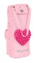 Safta Portatodo avec anse motif "Coeur" 6 x 21 x 6 cm - Boîte de rangement en polyester 300D, âge recommandé 3 ans - Rose