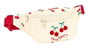 Safta Riñonera Cherry - Sac banane pour enfant 36 mois+, dimensions 23x12x9 cm, 300D polyester, couleur beige