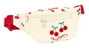 Safta Riñonera Cherry - Sac banane pour enfant 36 mois+, dimensions 23x12x9 cm, 300D polyester, couleur beige