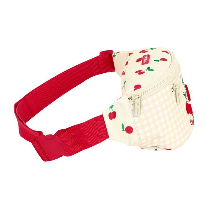 Sac banane Safta Cherry Beige 23 x 12 x 9 cm