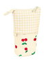 Safta Portatodo cubilete "Cherry", rangement 8x19x6cm, polyester 300D, couleur beige