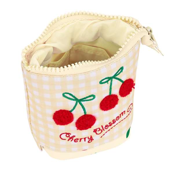 Safta Portatodo cubilete "Cherry", rangement 8x19x6cm, polyester 300D, couleur beige Safta Portatodo cubilete "Cherry", rangement 8x19x6cm, polyester 300D, couleur beige