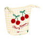 Safta Portatodo cubilete "Cherry", rangement 8x19x6cm, polyester 300D, couleur beige