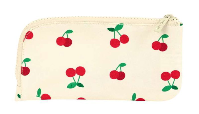 Safta Portatodo Plano "Cherry" - Porte-Tout Plan en Polyester 300D, Dimensions 23 x 11 x 1 cm, Beige Safta Portatodo Plano "Cherry" - Porte-Tout Plan en Polyester 300D, Dimensions 23 x 11 x 1 cm, Beige