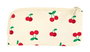 Safta Portatodo Plano "Cherry" - Porte-Tout Plan en Polyester 300D, Dimensions 23 x 11 x 1 cm, Beige