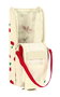 Safta Portatodo avec poignée "Cherry" 6 x 21 x 6 cm, valise rangement en polyester 300D, couleur beige, pour enfants dès 3 ans