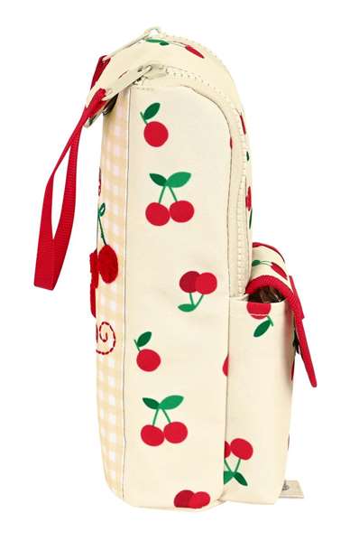Safta Portatodo avec poignée "Cherry" 6 x 21 x 6 cm, valise rangement en polyester 300D, couleur beige, pour enfants dès 3 ans Safta Portatodo avec poignée "Cherry" 6 x 21 x 6 cm, valise rangement en polyester 300D, couleur beige, pour enfants dès 3 ans