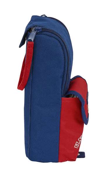 Safta Portatodo University avec asa - Porte-tout pour fournitures, dimensions 6 x 21 x 6 cm, 600D polyester, âge recommandé 3 ans, bleu marine et rouge Safta Portatodo University avec asa - Porte-tout pour fournitures, dimensions 6 x 21 x 6 cm, 600D polyester, âge recommandé 3 ans, bleu marine et rouge