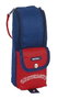 Safta Portatodo University avec asa - Porte-tout pour fournitures, dimensions 6 x 21 x 6 cm, 600D polyester, âge recommandé 3 ans, bleu marine et rouge