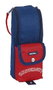 Safta Portatodo University avec asa - Porte-tout pour fournitures, dimensions 6 x 21 x 6 cm, 600D polyester, âge recommandé 3 ans, bleu marine et rouge