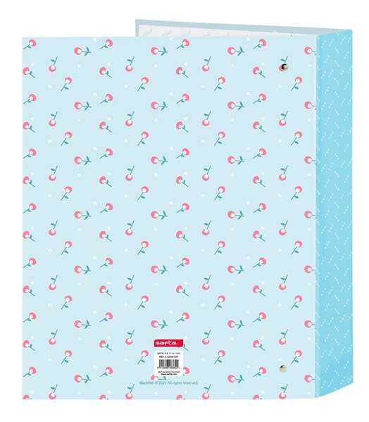 Safta Carpeta Blackfit8 Mariposa - Classeur avec 4 anneaux 35mm, dos large, polyester 300D, dimensions 27x33x6cm Safta Carpeta Blackfit8 Mariposa - Classeur avec 4 anneaux 35mm, dos large, polyester 300D, dimensions 27x33x6cm