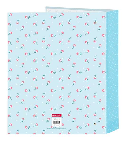 Safta Carpeta Blackfit8 Mariposa - Classeur avec 4 anneaux 35mm, dos large, polyester 300D, dimensions 27x33x6cm Safta Carpeta Blackfit8 Mariposa - Classeur avec 4 anneaux 35mm, dos large, polyester 300D, dimensions 27x33x6cm