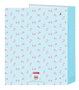 Safta Carpeta Blackfit8 Mariposa - Classeur avec 4 anneaux 35mm, dos large, polyester 300D, dimensions 27x33x6cm