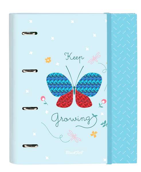 Safta Carp 4 ani 35mm avec recambio Blackfit8 "Mariposa" 27x32x3,5cm, carpe gonflable, 300D polyester, pour enfants dès 3 ans