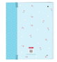 Safta Carp 4 ani 35mm avec recambio Blackfit8 "Mariposa" 27x32x3,5cm, carpe gonflable, 300D polyester, pour enfants dès 3 ans