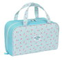Safta Blackfit8 Nécessaire rectangulaire motif papillon 31 x 14 x 19 cm - Polyester 300D - Bleu clair