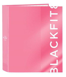 Safta Carpeta Blackfit8 "Glow Up" - Chemise à 4 anneaux 35mm, lomo large, polyester 600D REACH, dimensions 27x33x6cm, couleur rose