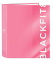 Safta Carpeta Blackfit8 "Glow Up" - Chemise à 4 anneaux 35mm, lomo large, polyester 600D REACH, dimensions 27x33x6cm, couleur rose