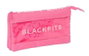 Safta Blackfit8 Triple Portatout Glow Up 22 x 12 x 3 cm - Sac en polyester 600D - Rose