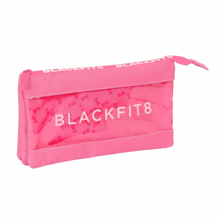Trousse Fourre-Tout Triple BlackFit8 Glow up Rose (22 x 12 x 3 cm) Trousse Fourre-Tout Triple BlackFit8 Glow up Rose (22 x 12 x 3 cm)