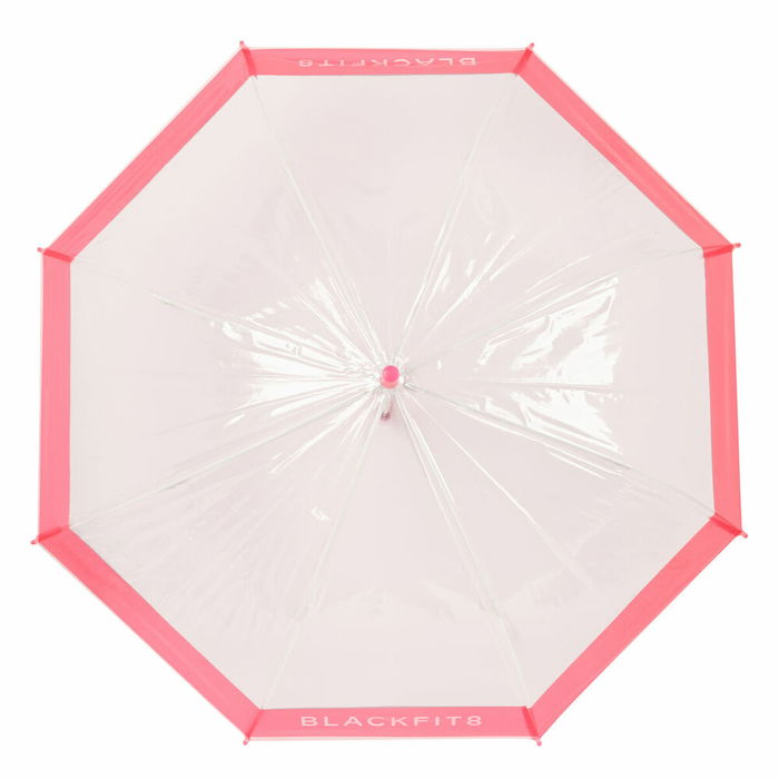Parapluie BlackFit8 Glow up Rose Transparent PoE Ø 70 cm