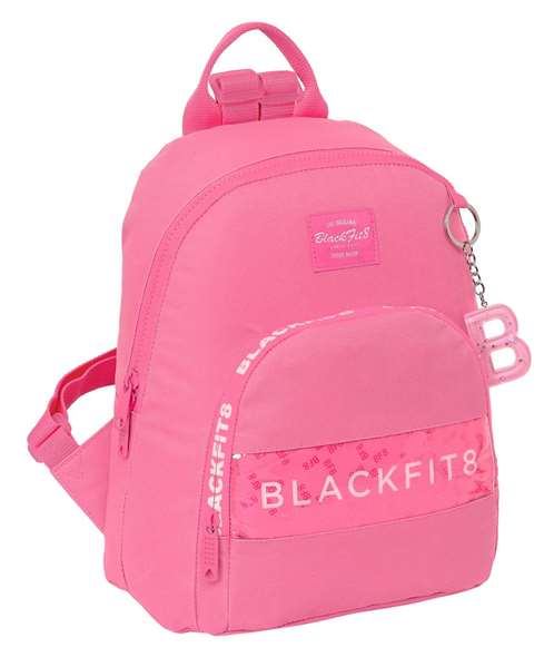 Safta Mini Mochila Blackfit8 Glow Up Sac à Dos 25x30x13cm - Polyester 600D - Rose
