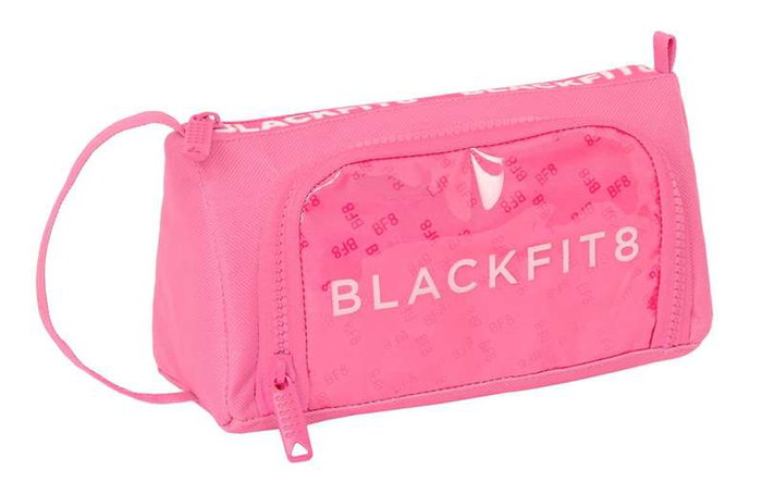 Safta Glow Up Sac Porte-Tout Noir avec Poche Détachable Pleine - 20x11x8,5 cm - Polyester 600D