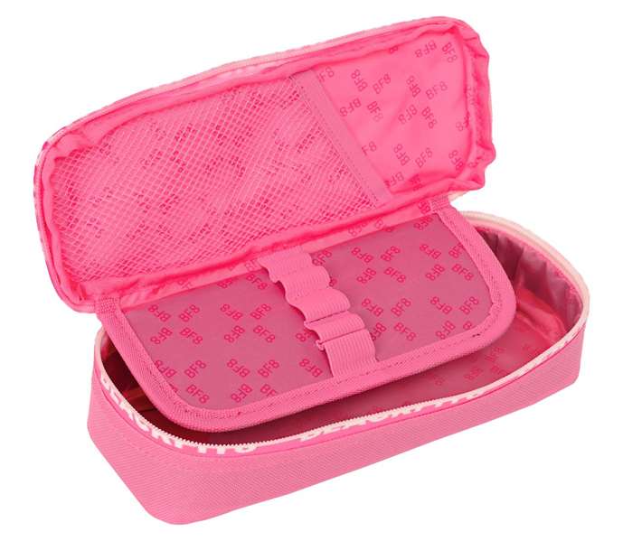 Safta Portatodo Blackfit8 "Glow Up" 22x5x8cm - Sac en polyester 600D - Couleur rose