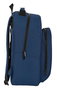 Safta Mochila adapt.carro reciclado blackfit8 "Urban" 32x42x15cm - Sac à dos adaptable au chariot, polyester recyclé 600D et nylon, noir et bleu marine