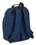Safta Mochila adapt.carro reciclado blackfit8 "Urban" 32x42x15cm - Sac à dos adaptable au chariot, polyester recyclé 600D et nylon, noir et bleu marine