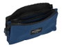 Safta Blackfit8 Porte-tout triple recyclé Urban, polyester 600D et nylon, dimensions 22x12x3 cm, couleur noir et bleu marine