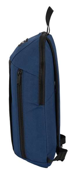 Safta Blackfit8 "Urban" Sac à dos mini recyclé avec fermeture éclair verticale - Dimensions 22x39x10 cm - Polyester 600D et nylon - REACH