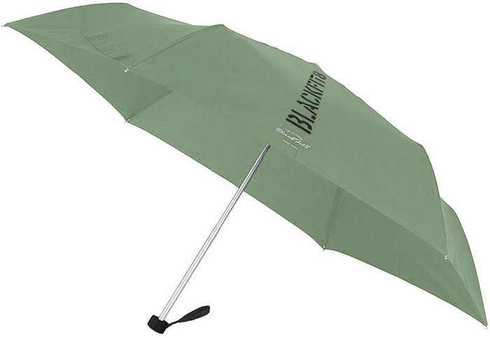 Safta Parapluie Pliable Manuel Noir ou Vert Militaire 48 cm, Tissu Polyester 600D, Modèles Gradient Surtis, Réf. Blackfit8 48xxcm