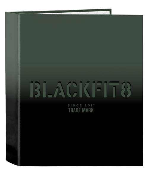 Safta Blackfit8 Gradient - Chemise avec 4 anneaux 35mm, dos large, polyester 600D, dimensions 27x33x6cm