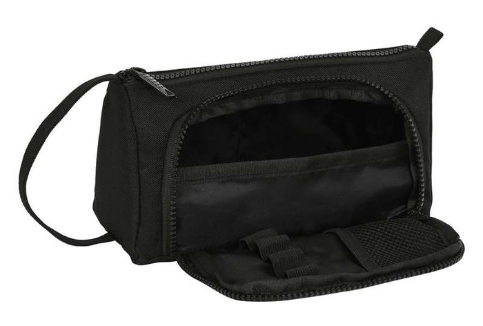 Safta Blackfit8 Porte-Tout avec Poche Dépliable, Vide, Recyclé, Gradient, Polyester 600D, 20 x 11 x 8.5 cm, Noir et Vert Militaire