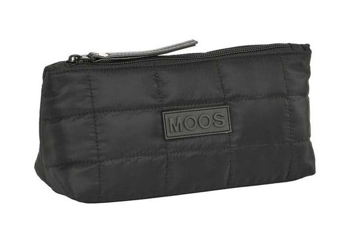 MOOS Capsula - Nécessaire carré capitonné noir - 23 x 12 x 8 cm