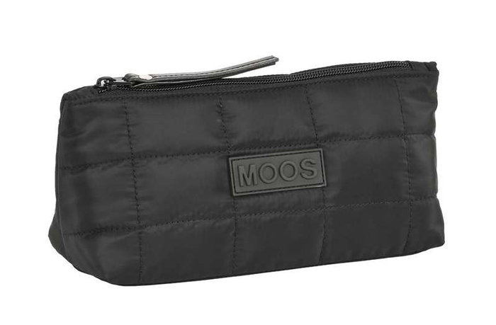 MOOS Capsula - Nécessaire carré capitonné noir - 23 x 12 x 8 cm