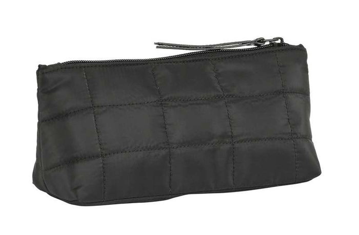 MOOS Capsula - Nécessaire carré capitonné noir - 23 x 12 x 8 cm